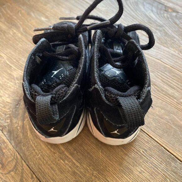 Toddler Baby Air Jordan True Flight TD Black/Phantom Shoes 8C 343797-050 - Picture 4 of 7